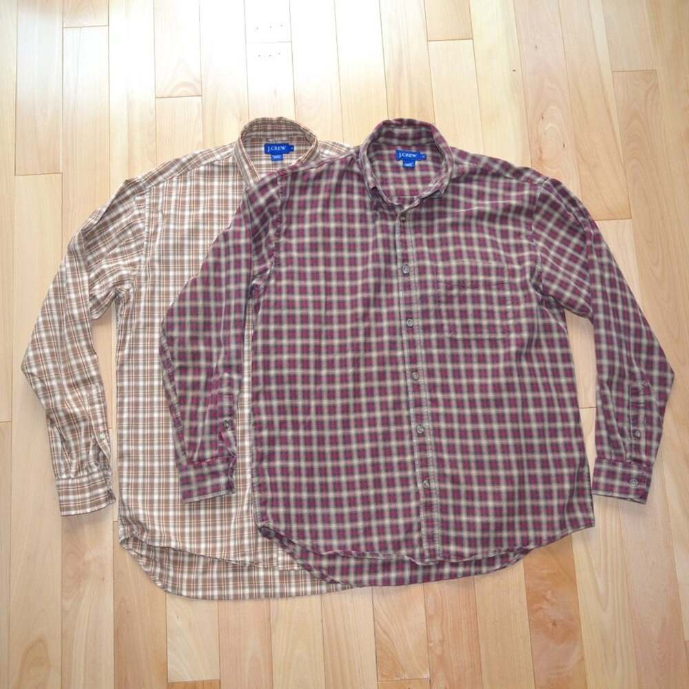 J Crew Plaid Button Down Shirts Bundle